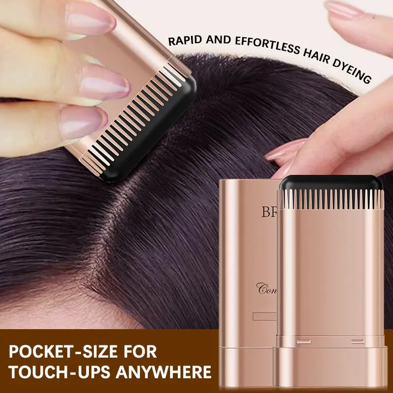 Two-Pack Hair Dye Sticks, Semi-Permanent Hair Coloring, Instantly Visible, Gentle on Hair, Covers Hair, Easy Application, Root Touch Up
