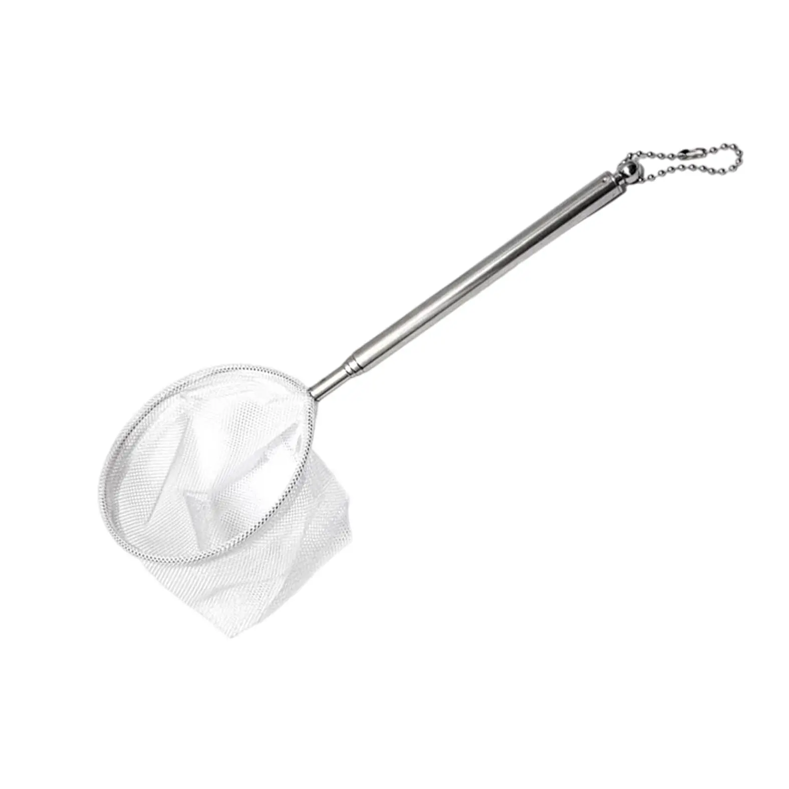Expandable stainless steel aquarium net - ideal for fish and shrimp, durable stainless steel - suitable for aquarium owners - suitable for cleaning and fishing - a great gift for fish lovers
