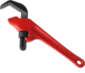 9-1/2-inch Hex Offset Wrench, Model E-110 Hex Pipe Wrench,1-1/8" - 2 5/8" Capacity
