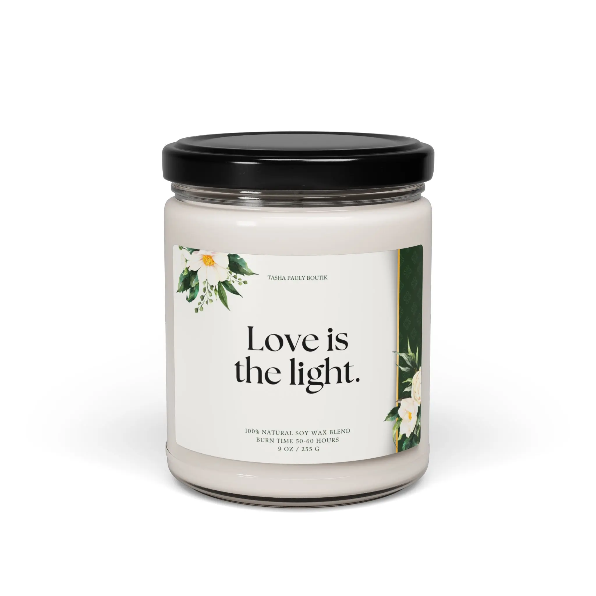Love Is The Light Candle - Wedding Gift Candle for Couples - Romantic Anniversary Keepsake - Wedding Decor Candle Gif