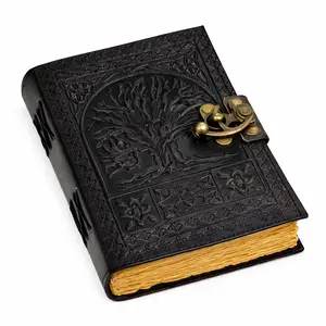 Leather Tree of Life Journal, Embossed (5 x 7 in., 200 Pages)
