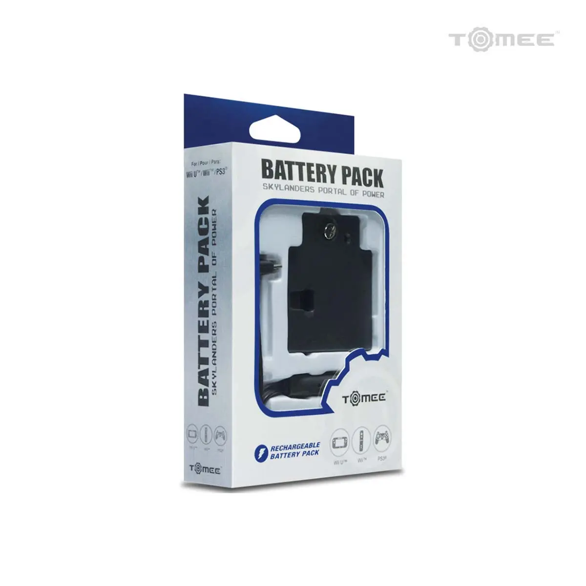 Rechargeable Battery Pack for Wii / Wii U / PS3 Controllers