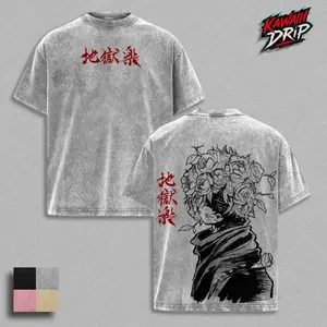 Hell’s Paradise Anime Graphic T-Shirt Hoodie | Jigokuraku Manga Streetwear Top | Dark Aesthetic Anime Lover Crewneck Unisex Sweatshirt | Graphic Oversized Pullover Merch | Soft Cotton Streetwear Clothes Casual Wear 3N8