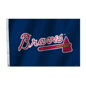 Fremont Die  2 x 3 ft. Atlanta Braves Flag