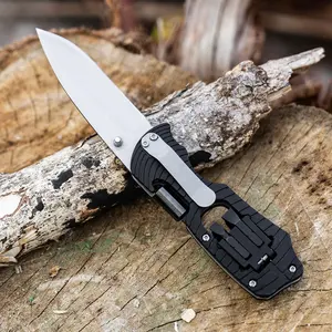Multi-Tool Survival Knife – Built for Adventure/Everyday Carry All-in-One Knife: Blade, Screwdriver & Fire Starter / Compact Multifunction Folding Knife – EDC & Outdoor Ready