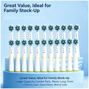Electric Toothbrush Replacement Heads: Compatible with Oral-B D/P/PRO series