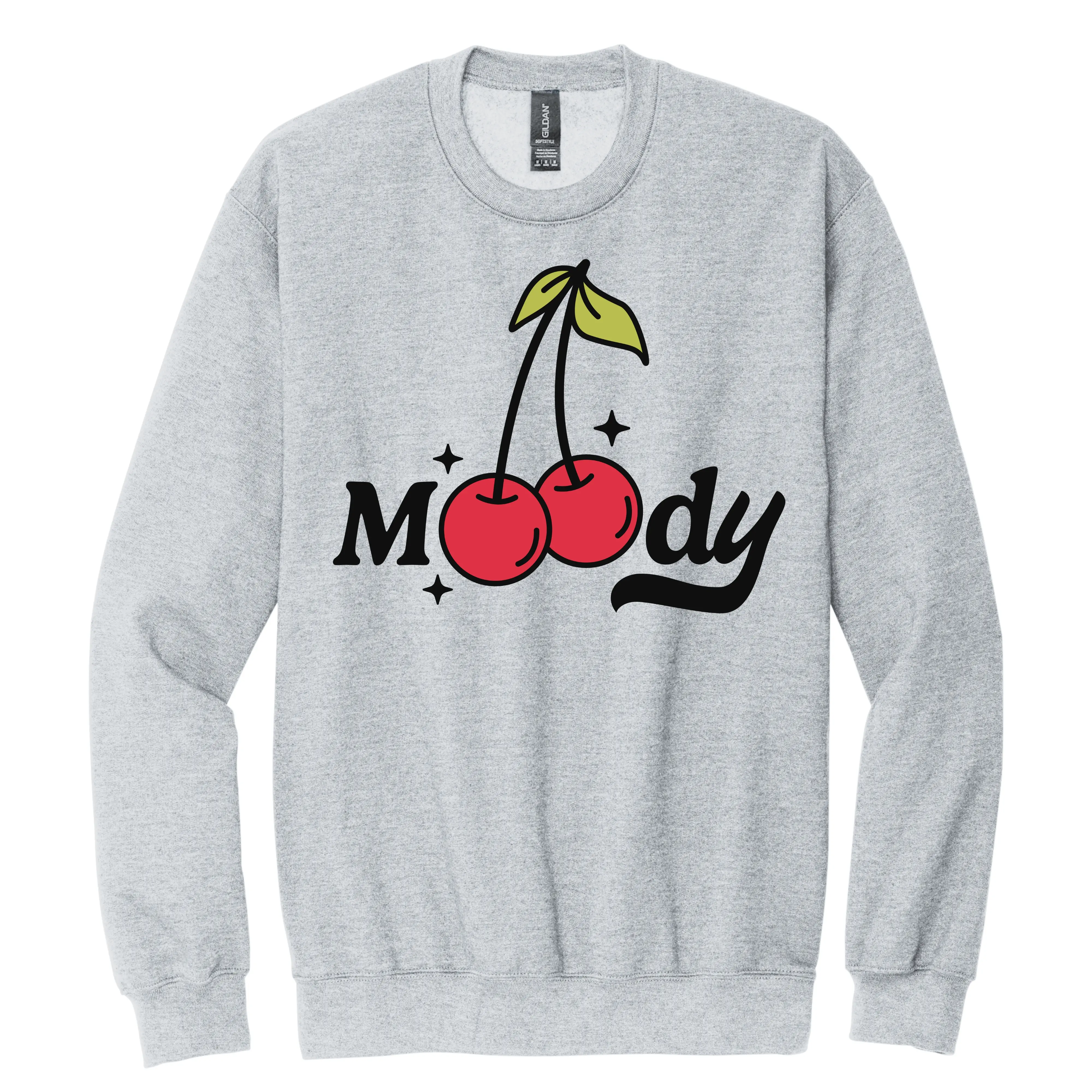 Moody Cherries Trendy Sweatshirt Sweatshirt Crewneck