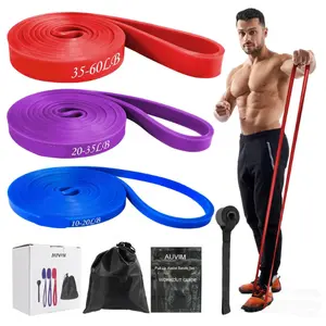 Resistance Bands Set Pull Up Bands 3 Different Levels Fitness Exercise Bands for Men Women for Strength Training,Pilates,Yoga,Crossfit Include Door Anchor Storage Bag and Workout Guide