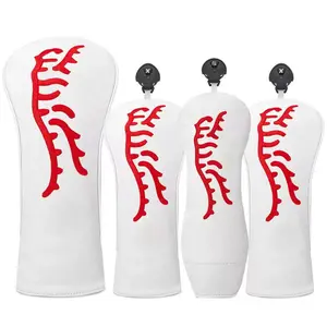 4-Piece Golf Club Headcovers, High-Quality Driver Protectors, Stylish Golf Accessories, Includes 1+3+5+UT fan durable natural rubber essential