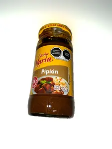 Pipian Doña Maria 230g | Doña Maria Pipián Cooking Sauce Concentrate, 230g (8.11 oz) – Traditional Mexican Pumpkin Seed Sauce