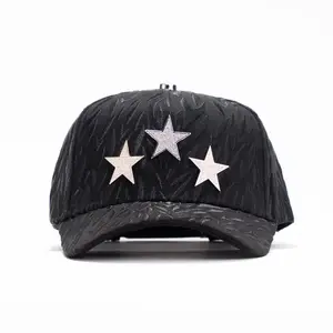BARBAS X CT – ROCKSTAR 7 CT Edition Snapback – Premium Streetwear Hat with Metallic Embroidery and Rockstar-Inspired Luxury Design