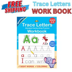 Trace Letters: Alphabet Handwriting Practice Workbook for Kids Ages 3-5 | Preschool & Kindergarten Sight Words | ABC Print Handwriting Book | Paperback