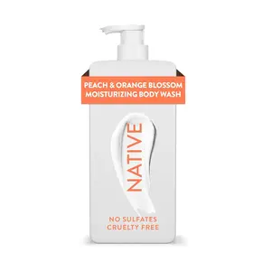 Native Moisturizing Body Wash Contains Naturally Derived Ingredients | For Women & Men, Sulfate, Paraben, & Dye Free Leaving Skin Soft and Hydrated | Shea Butter & Almond 18 oz