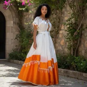 Ethiopian and Eritrean traditional dress Habsha dress