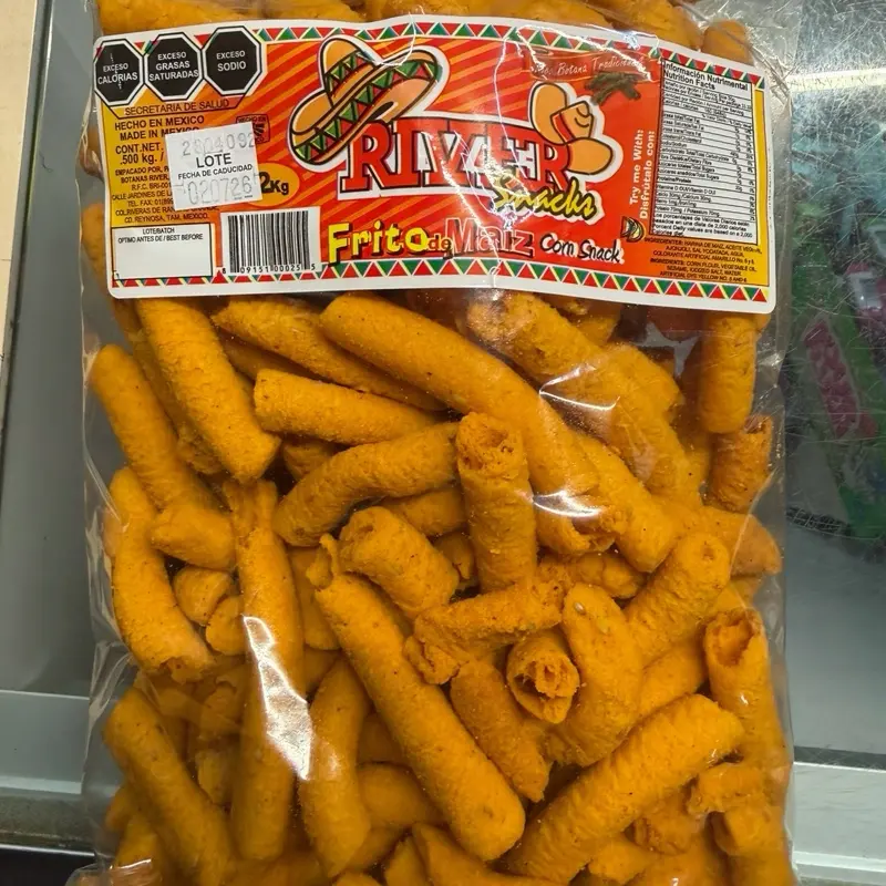 Frito de maíz botana tradicional