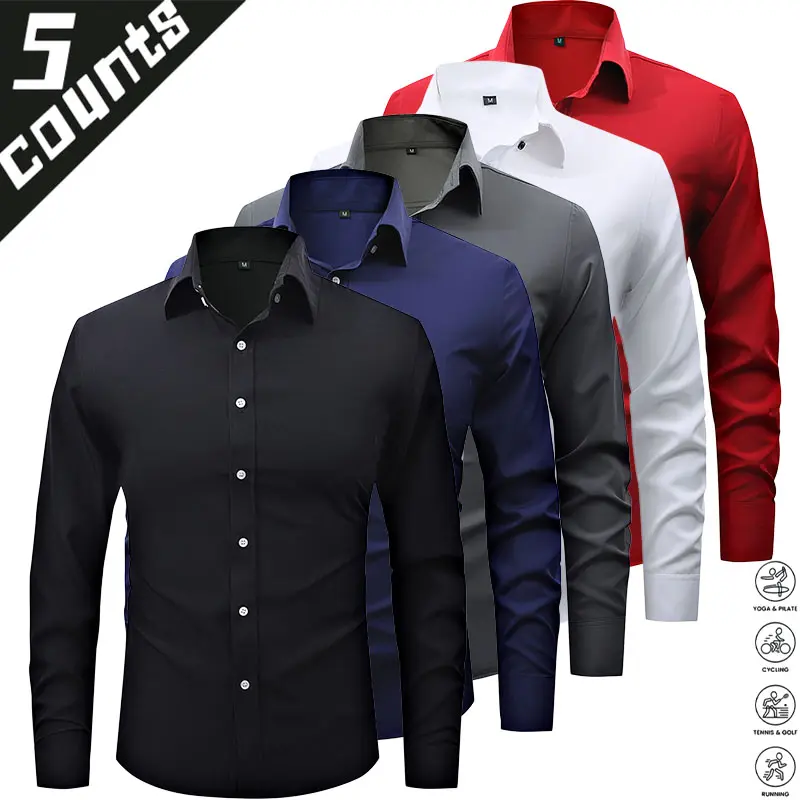 slim fit wrinkle resistant dress shirt TOKYO SLIM FIT- Spread Herringbone J-TECH EASY CARE – Kamakura Shirts  Global Online Store main image 1