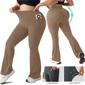 EOJN 2026 Yoga Leggings for Women Yoga Pants High Waisted Tummy Control Butt Lifting Sports Leggings with Pockets  Breathable Gym Pants