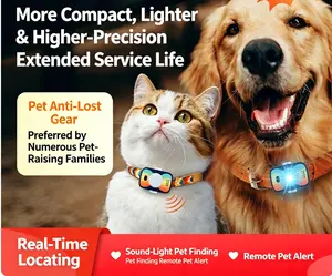 Pawly GPS-Supported Pet Anti-Lost Locator Tag with Gentle Beep-Sound Alert, Collar-Attach Accessory to Help Locate Dogs and Cats