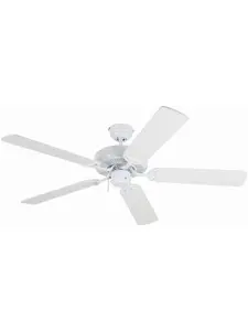 Westinghouse 7802448 52 in. White Finish Contractors Choice Professional 5 Blade Ceiling Fan