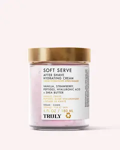 Soft Serve After Shave Hydrating Cream - Bright Strawberry & Warm Vanilla Scent Soft Serve After Shave Hydrating Cream - Bright Strawberry & Warm Vanilla Scent