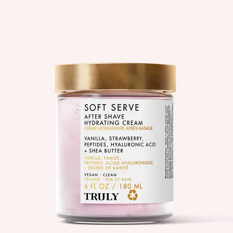 Soft Serve After Shave Hydrating Cream  - Bright Strawberry & Warm Vanilla Scent
