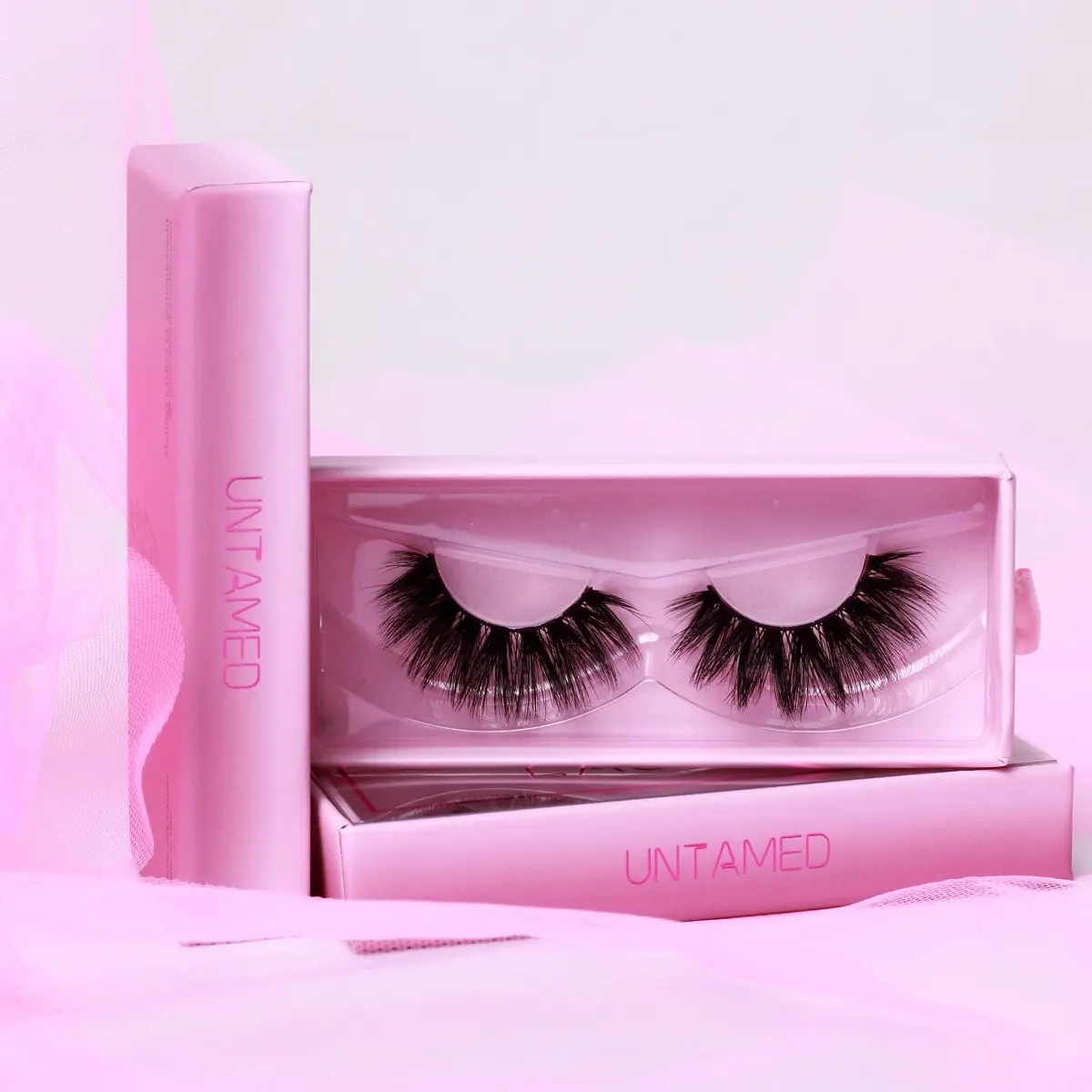 Untamed 3D Silk Lashes Makeup Eyelashes Eyelash Extensions Cosmetic Lash Extension