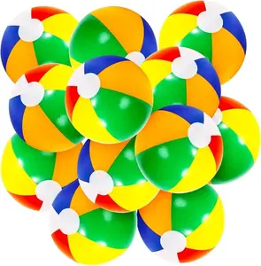 12" Beach Balls,12 Pack Inflatable Balls for Kids,Beach Toys for Kids,Pool Balls Pool Toys Birthday Party Supplies Favors Luau Decorations,Beach Balls Bulk Summer Water Games