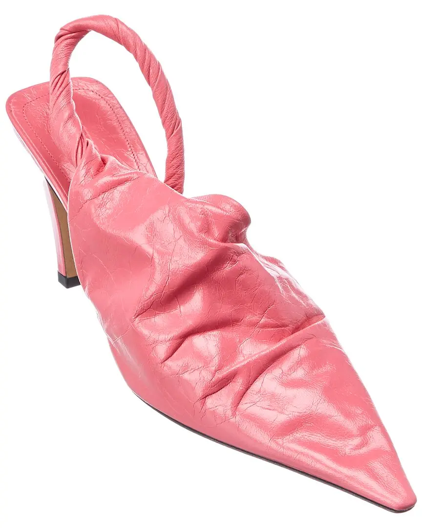 Bottega Veneta The Point Leather Slingback Pump