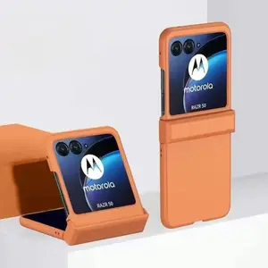 Luxury Armor Shockproof Silicone Phone Case for Motorola Moto Razr 50 Shockproof and Drop-Proof Protective Cover