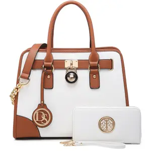 Women 2Pcs Handbags Set Top Handle Satchel Shoulder Bag