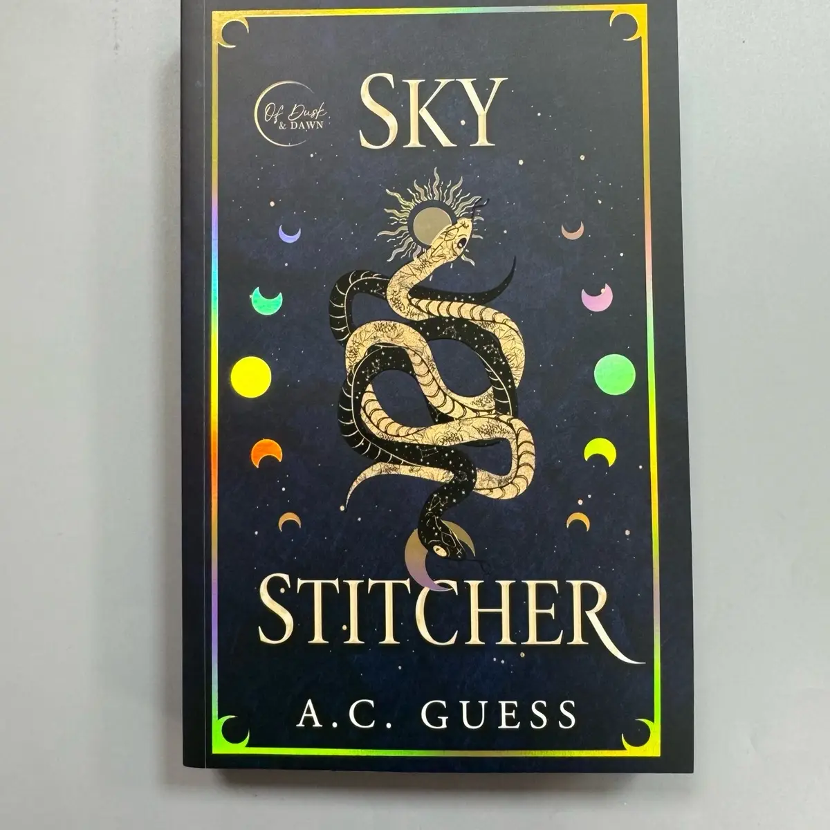 Sky Stitcher Dark Blue Mode Special Edition Book Signed by A.C. Guess