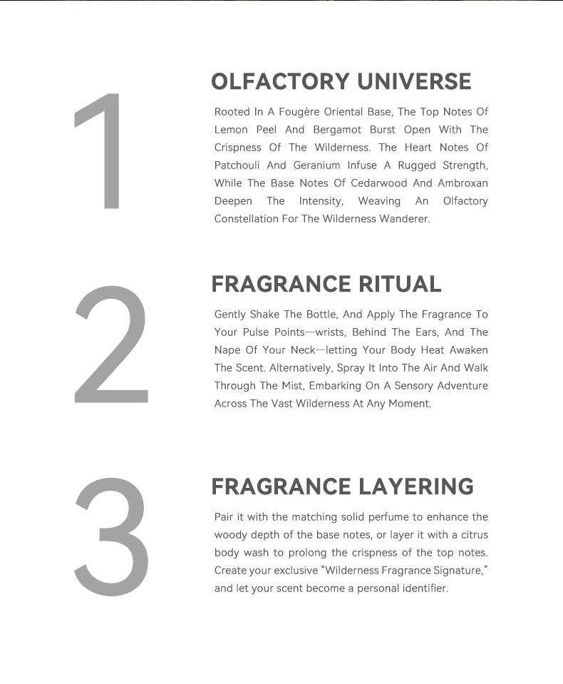 GUMOON explore boundlesswilderness fragrance 50ml ocean fresh scent premium aromatic woody fragrance with bergamot coconut amber for him & her bold arabian perfume luxurious gift