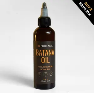 100% Pure Batana Oil From Honduras - Dr. Sebi Natural Haircare - Scalp Stimulator Hair Growth Oil for Thicker Stronger Hair - Scalp Nourishment Treatment - 4 FL OZ