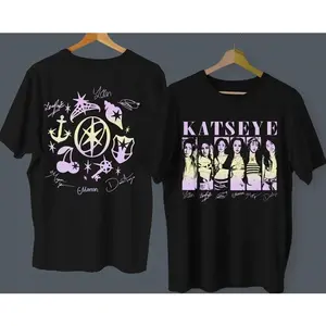 Retro Katseye Vintage, Sweatshirt, Katseye Beautiful Chaos, Katseye Kpop Shirt, Katseye Gnarly, Gabriela Hoodie, Katseye Soft is Strong