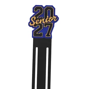 Class of 2027 Customizable Graduation Gift Bookmark - Personalized School Year Keepsake with Color Options for Seniors