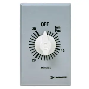 Intermatic  Indoor Spring Wound Timer 277V Gray