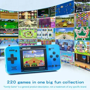 Handheld Games Console for Kids -Preloaded 220 Retro Video Games, Portable Gaming Player with Rechargeable Battery 3.0" LCD Screen, Mini Arcade Electronic Toy Gifts for Boys Girls