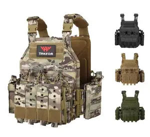 VT-6026-3 Yakeda 1000D Nylon Tactical Jacket JPC MOLLE Plate Carrier with Chaleco Tactico Camo Personal Defense