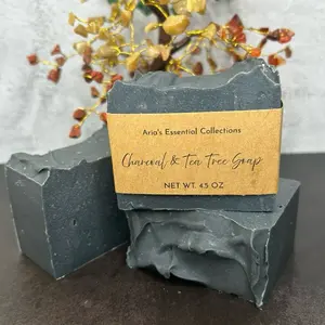 charcoal & Tea Tree Soap bar Facial Cleansing