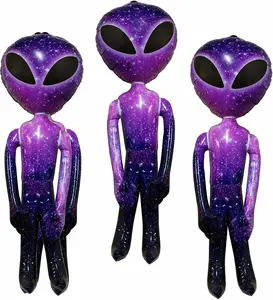 Galaxy Space Alien 36" Inflate - Inflatable 3 Feet Blow Up Prop UFO Child Party Decorations for Birthday Poolside Beach Halloween