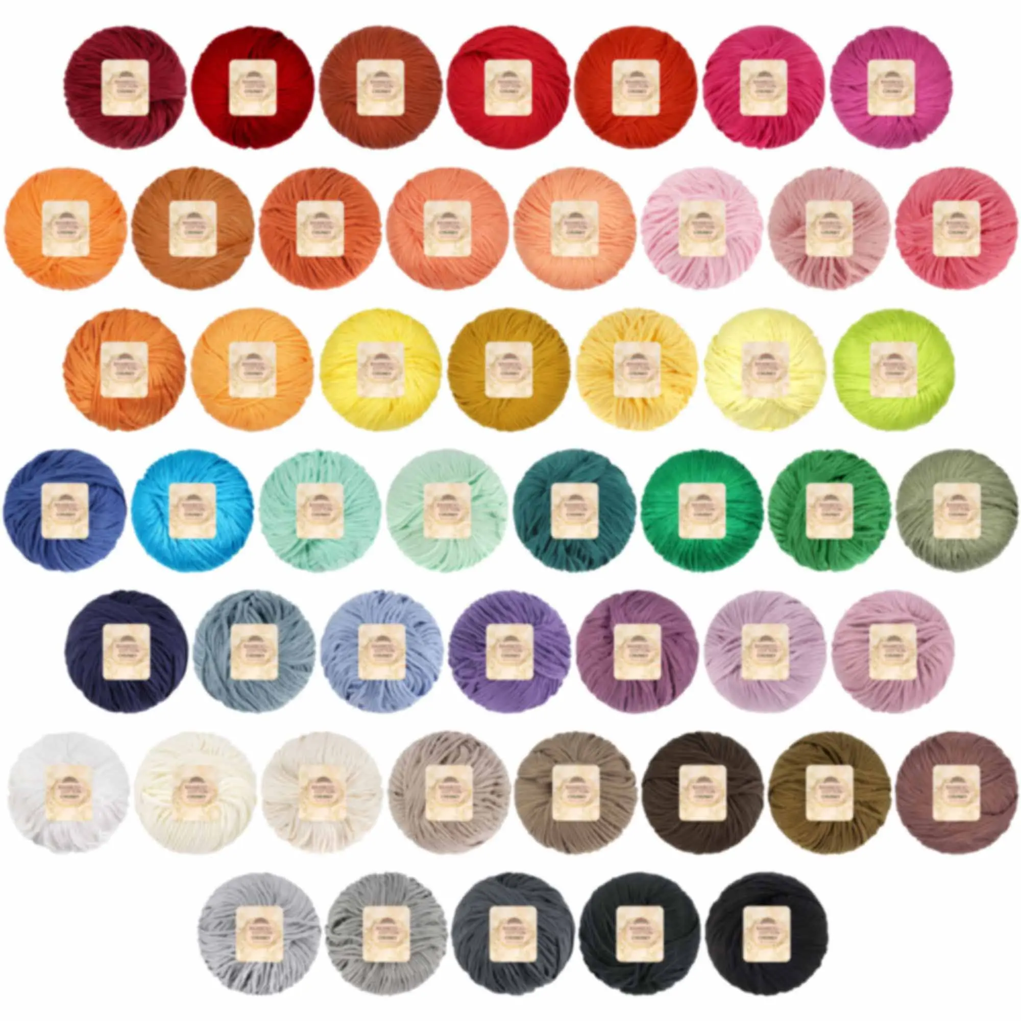 Bamboo Cotton Chunky Yarn: 4 Ball Packs