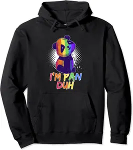 I'm Pan Duh Pansexual Bisexual LGBT Pride Flag Gift Pullover Hoodie - Kalecarroll Shop 21B0862RY7T9