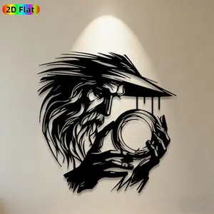 1pc Viking Metal Wall Art,Viking Warrior Statue Mural, Ideal Gift for New Year, Christmas, Norse Mythology Enthusiasts, Weather-Resistant Metal Wall Decor Wall Sculptures, Perfect for Living Room Wall & Garden Fence, Unique Viking-Themed Decor