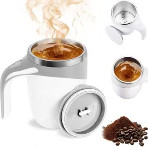 Self Stirring Mug, Rechargeable Automatic Magnetic Self Stirring Coffee Mug, Home Office Travel Mixing Cup,To Stir Coffee, Chocolate, Milk, Cocoa