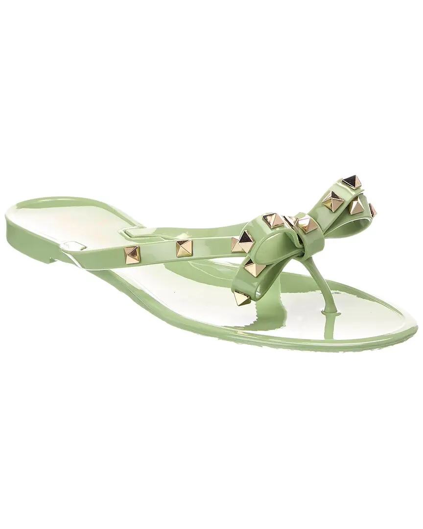 Valentino Rockstud Rubber Sandal