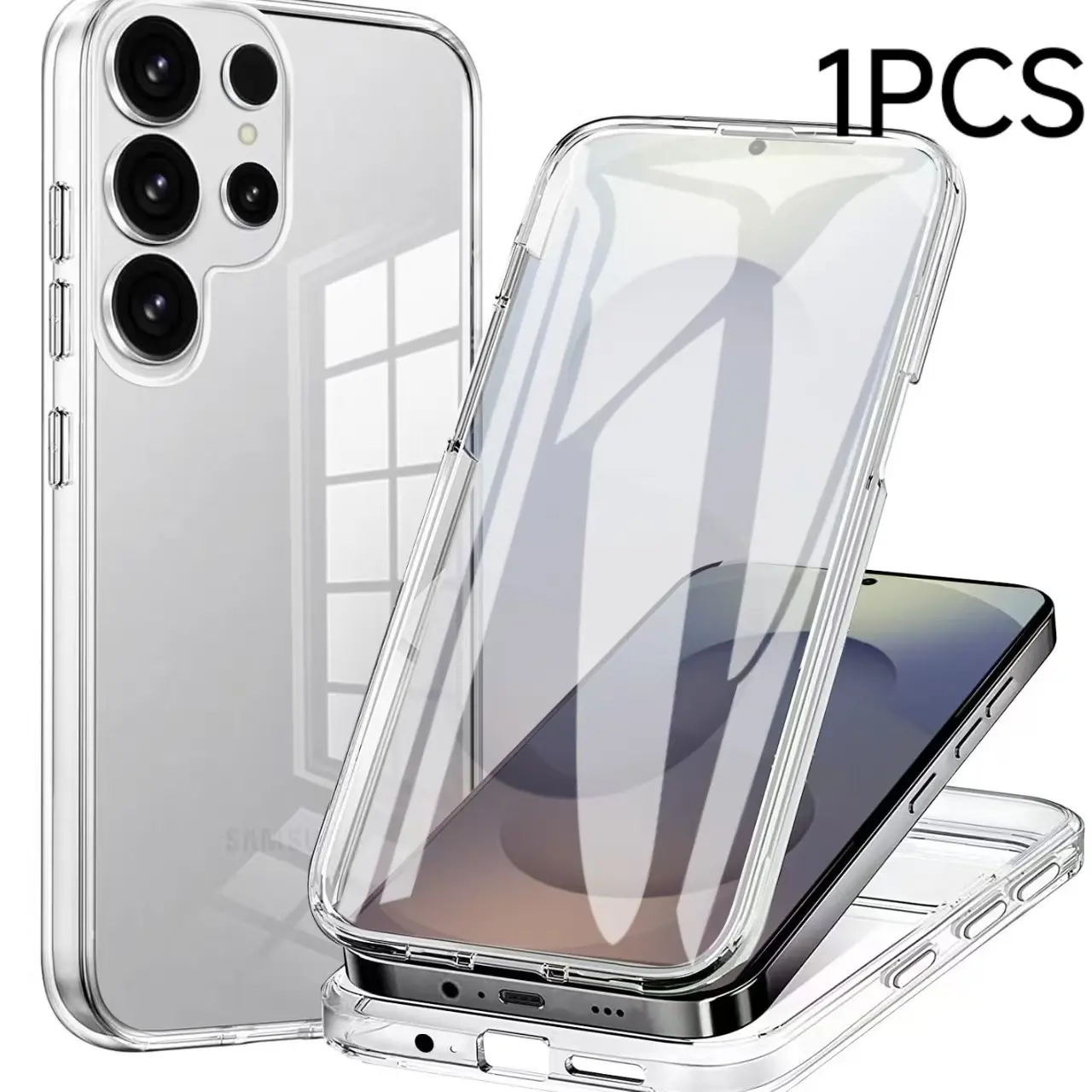 New full-coverage transparent shockproof stylish luxury protective case for Samsung Galaxy A56/A36/A51 5G/A16/A55/A35 phones.
