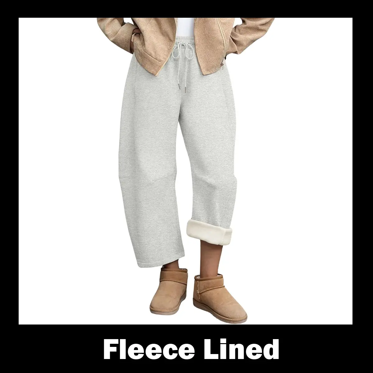 fleece lined-AshGrey