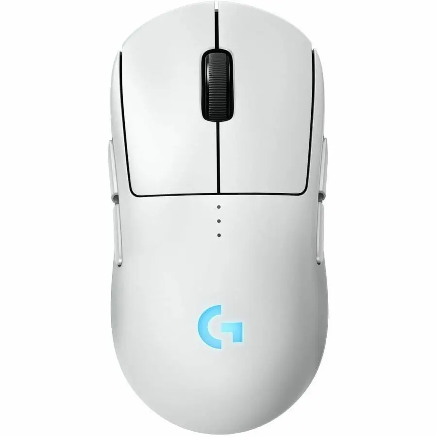 Logitech G Pro 2 Lightspeed Ambidextrous Wireless Gaming Mouse, White 910-007290