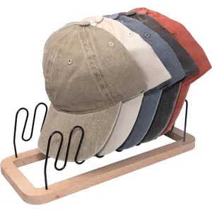 Hat Stand and Organizer for Baseball Caps Hat Rack and Storage Display Shelf for Closets and Bedrooms with Holder Fits Baseball Caps Golf Hats and Flat Bill Hats