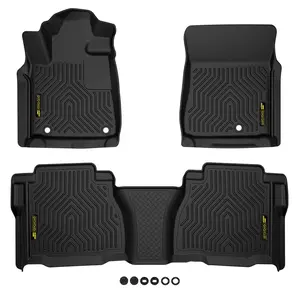 TPE Truck Floor Mats Fit for Toyota  2007-2025 Tundra Double Cab/CrewMax All-Weather Anti-Slip Car Interior Accessory Car Accessories Carpet Car Mat